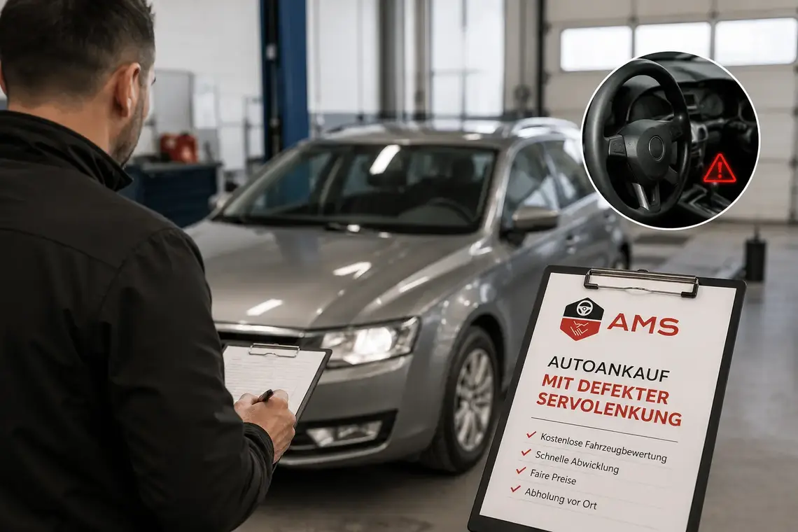autoankauf mit defekter servolenkung